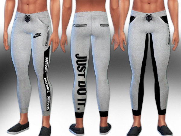  The Sims Resource: Athletic Trousers by Saliwa