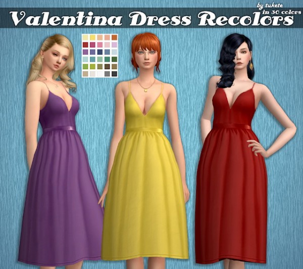  Tukete: Valentina Dress Recolors