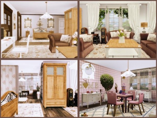  The Sims Resource: Spring idyll house by Danuta720