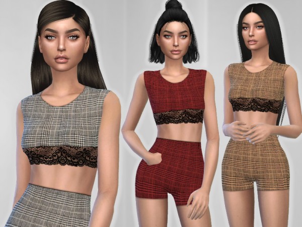  The Sims Resource: Two Piece Outfit by Puresim