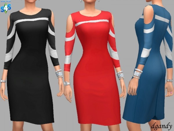  The Sims Resource: Slim Line Dress by dgandy