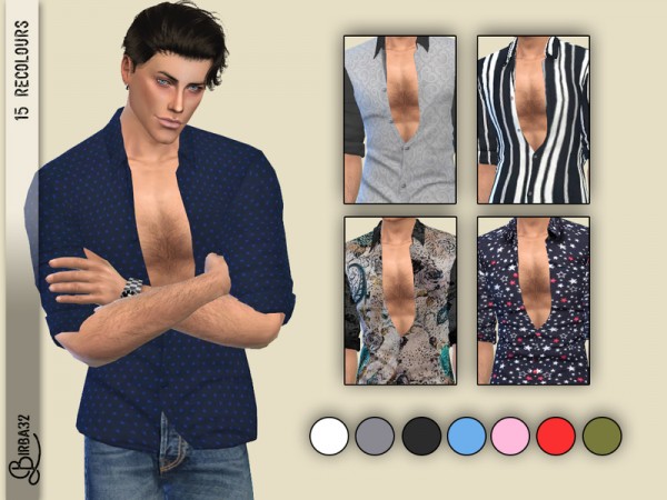  The Sims Resource: Alex shirts by Birba32