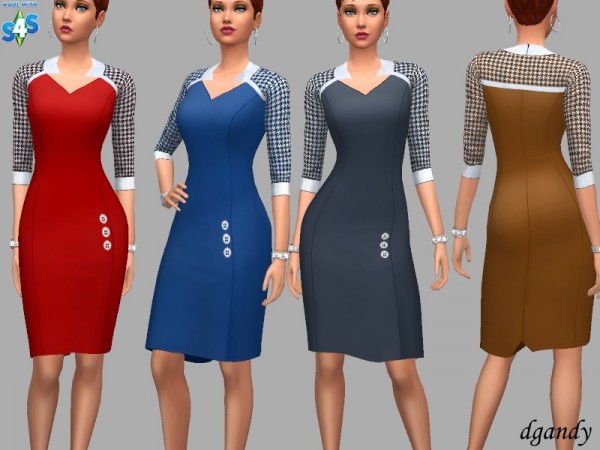  The Sims Resource: Party Dress   Irene by dgandy