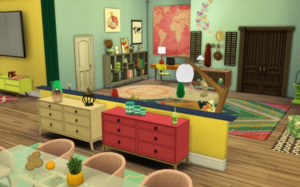  Sims Artists: Tropic appart