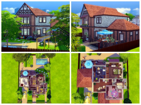 The Sims Resource: Wood Cottage   Nocc by sharon337