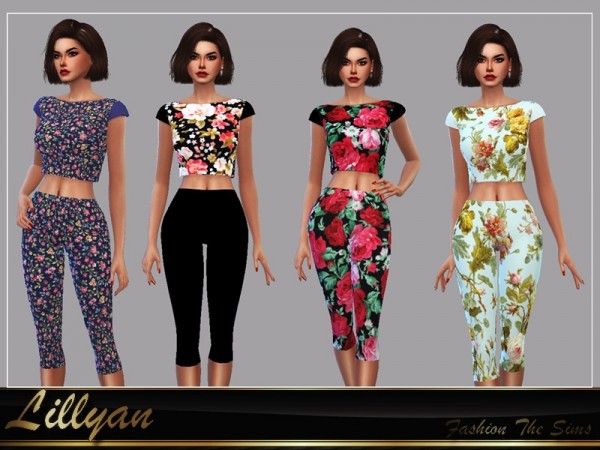  The Sims Resource: Athletic Outfits Susana by LYLLYAN