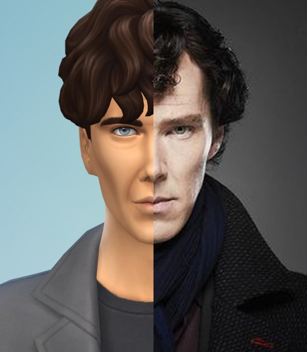  Mod The Sims: Sherlock Holmes (Benedict Cumberbatch) by Havem P