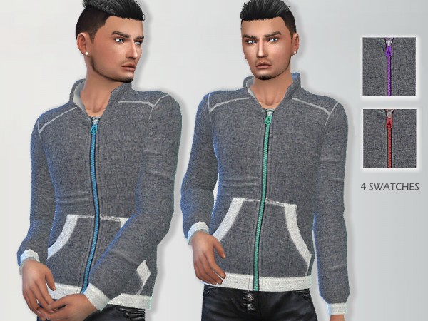  The Sims Resource: Athletic Sweatshirt by Puresim
