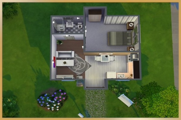  Blackys Sims 4 Zoo: Starter house by MissFantasy