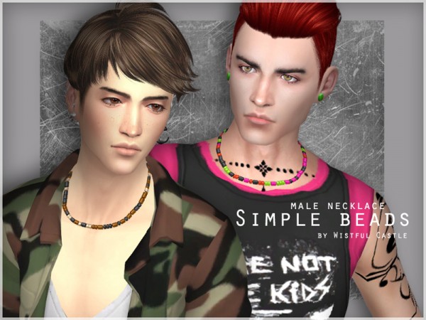  The Sims Resource: Simple beads by WistfulCastle