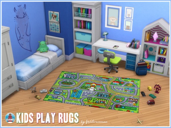  Akisima Sims Blog: Kids Play Rugs