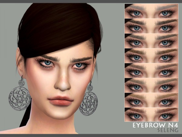 The Sims Resource: Eyebrows N4 by Seleng