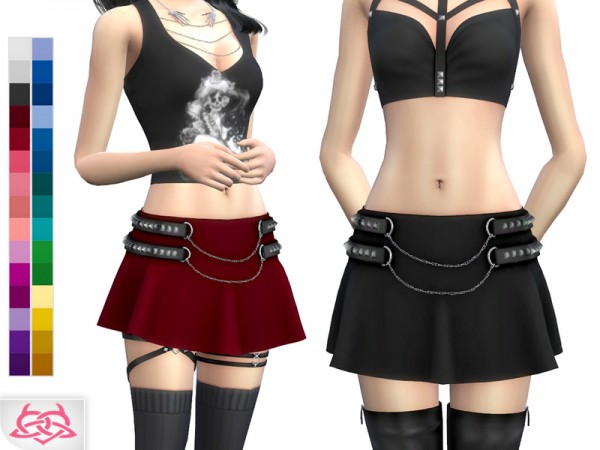  The Sims Resource: Mini skirt 3 by Colores Urbanos