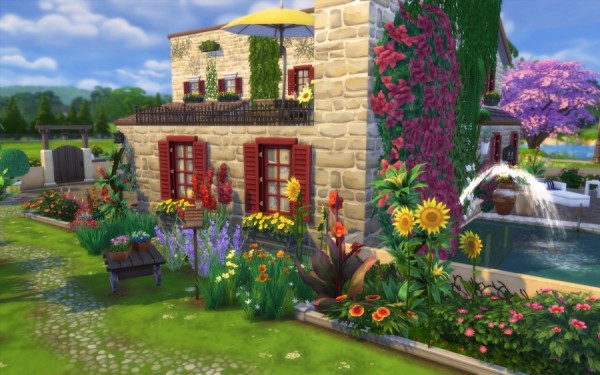  Sims Artists: Azucena house