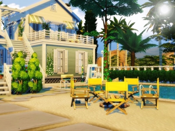  The Sims Resource: Summer Beach House by MychQQQ