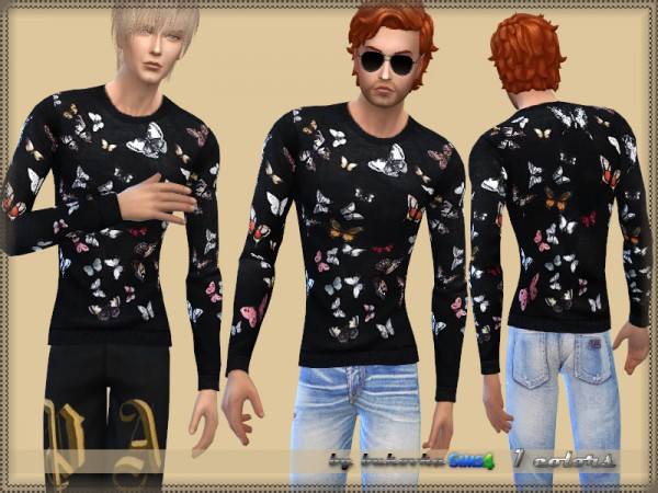  The Sims Resource: Shirt Butterfly by bukovka