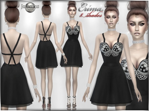  The Sims Resource: Erima dress by jomsims
