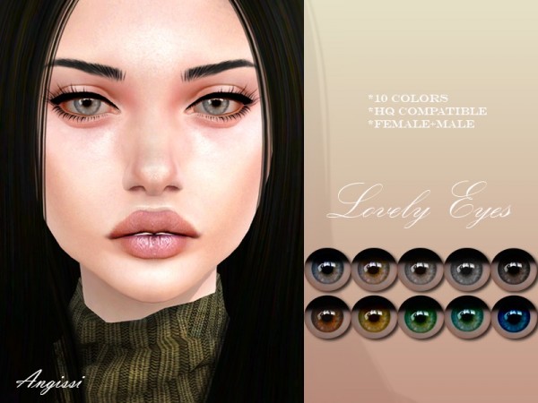  The Sims Resource: Lovely eyes by ANGISSI