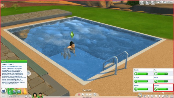  Mod The Sims: Sports Enthusiast Trait by SimplyInspiredSims4