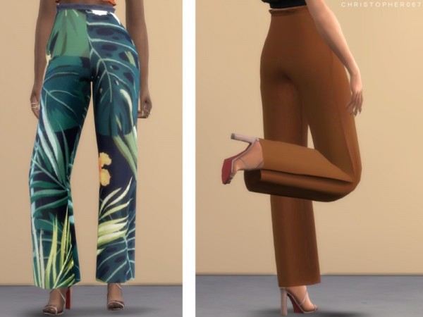  The Sims Resource: Palazzo Pants by Christopher067