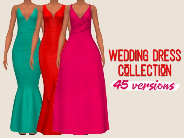  Simsworkshop: Wedding Dress Collection Part 1 by midnightskysims