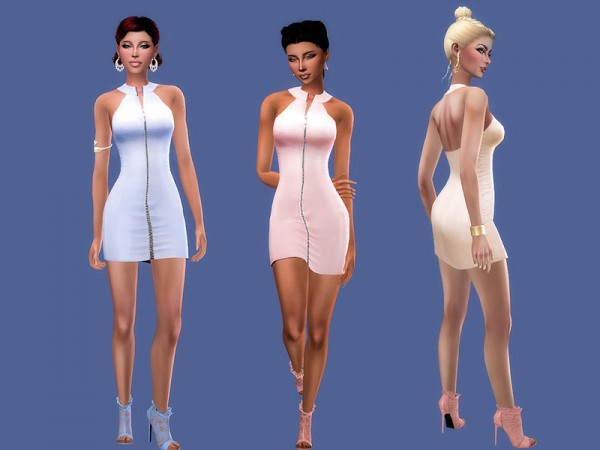  The Sims Resource: Charlene dress by Simalicious