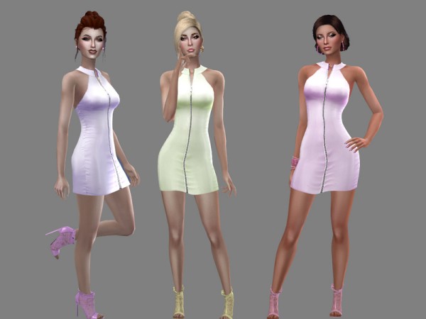  The Sims Resource: Charlene dress by Simalicious