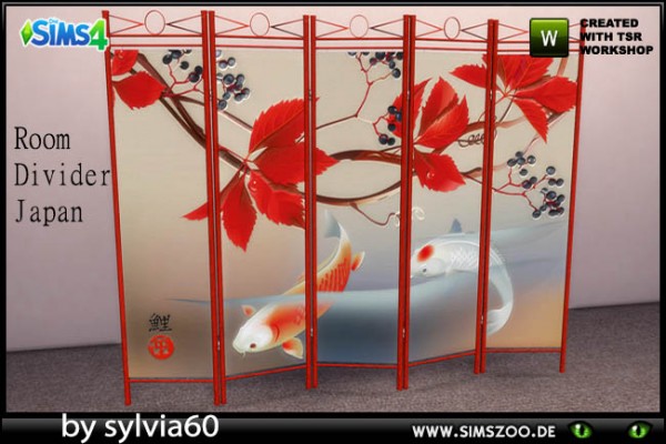  Blackys Sims 4 Zoo: Room Divider Japan  von sylvia60