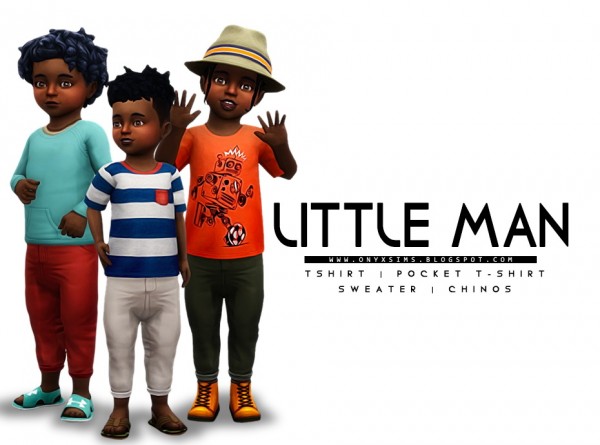  Onyx Sims: My Little Man Clothing Pack for Toddlers