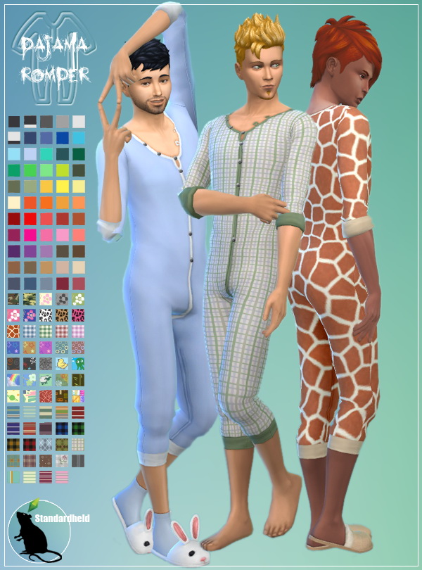 Simsworkshop: Pajama Romper by Standardheld • Sims 4 Downloads
