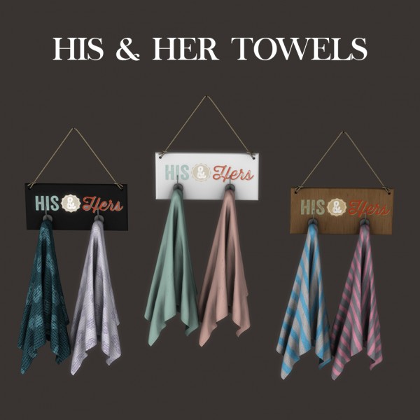  Leo 4 Sims: Hisher towels