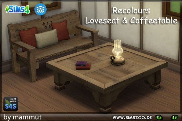  Blackys Sims 4 Zoo: Coffee table outdoor by mammut