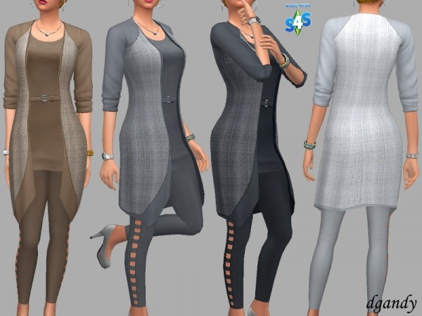  The Sims Resource: Jacket and Leggings   Hannah by dgandy