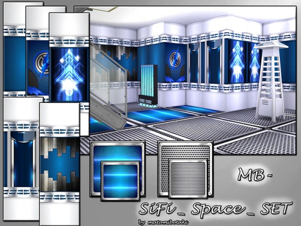  The Sims Resource: SiFi Space set by matomibotaki