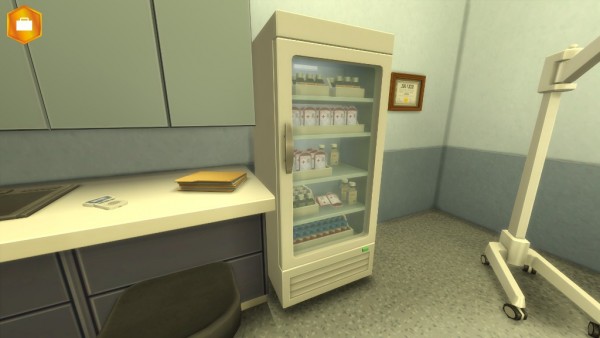  Mod The Sims: Blood Fridge for hospital by Seri