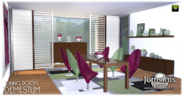  Jom Sims Creations: Demestus diningroom
