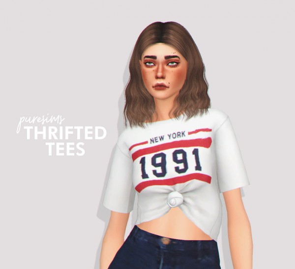  Pure Sims: thrifted tees
