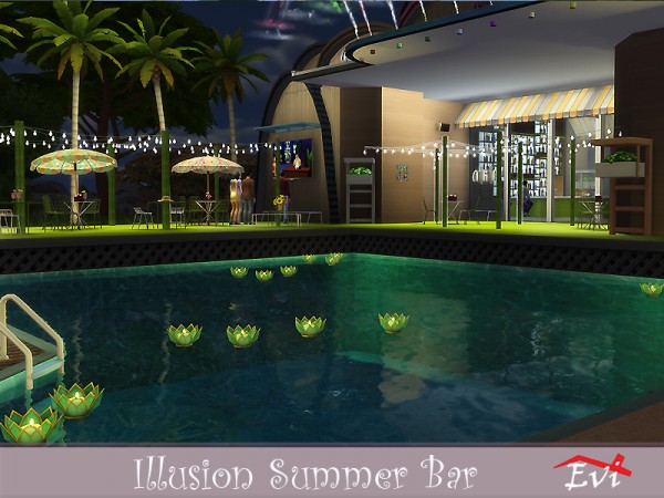  The Sims Resource: Illusion Summer Bar by evi