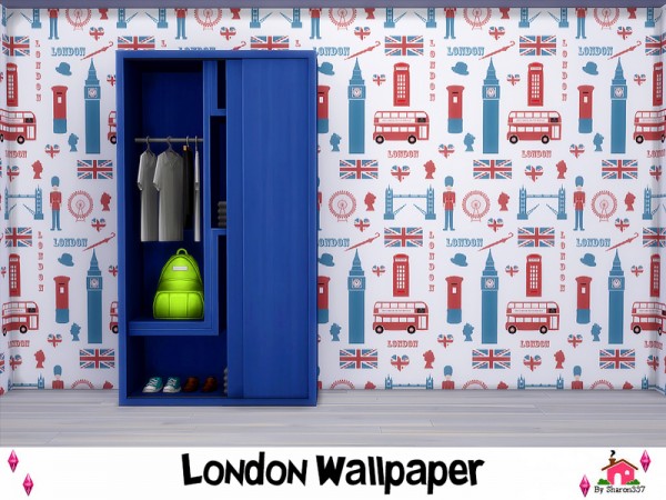  The Sims Resource: London Wallpaper by sharon337