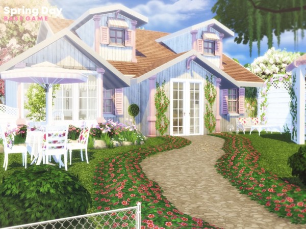  The Sims Resource: Spring Day house by Pralinesims