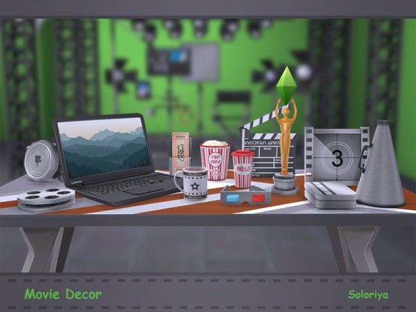  The Sims Resource: Movie Decor by soloriya