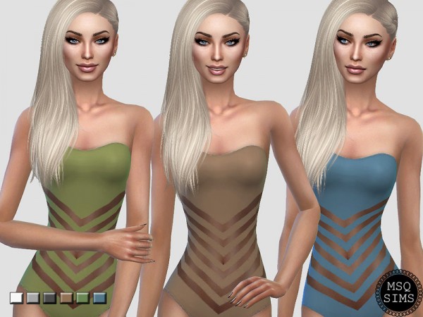  The Sims Resource: Swimsuit Cut Outs by MSQSIMS