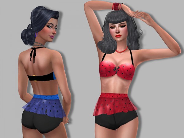  The Sims Resource: Betty swimsuit by Simalicious