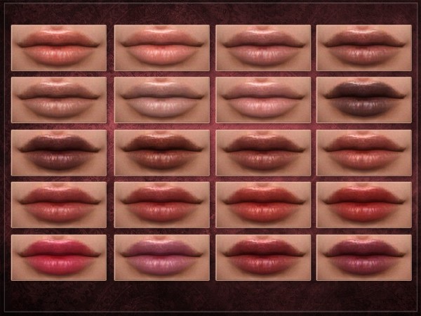  The Sims Resource: Protoplast Lipstick by RemusSirion
