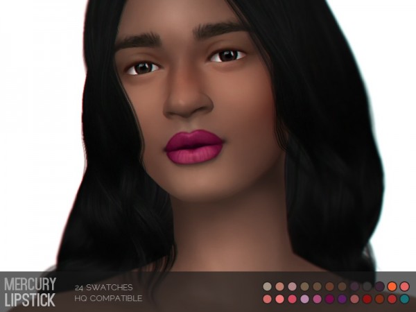  The Sims Resource: Mercury Lipstick by pixelette