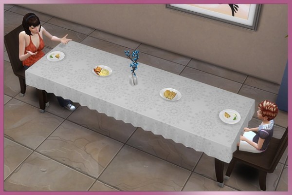  Blackys Sims 4 Zoo: Tablecloth 3x1 by Cappu
