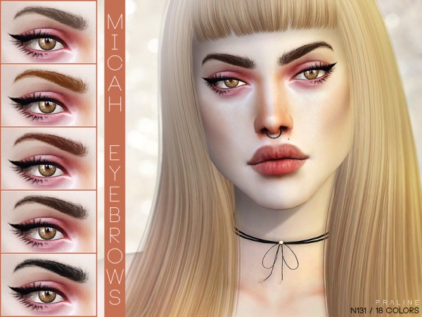  The Sims Resource: Micah Eyebrows N131 by Pralinesims