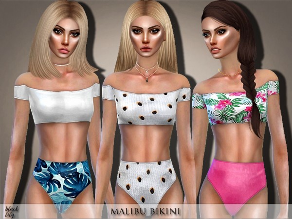  The Sims Resource: Malibu Bikini by Black Lily