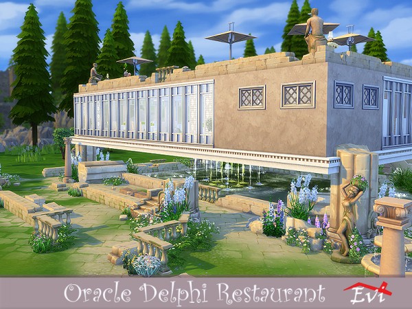  The Sims Resource: Oracle Delphi Restaurant by evi