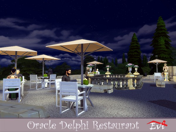  The Sims Resource: Oracle Delphi Restaurant by evi